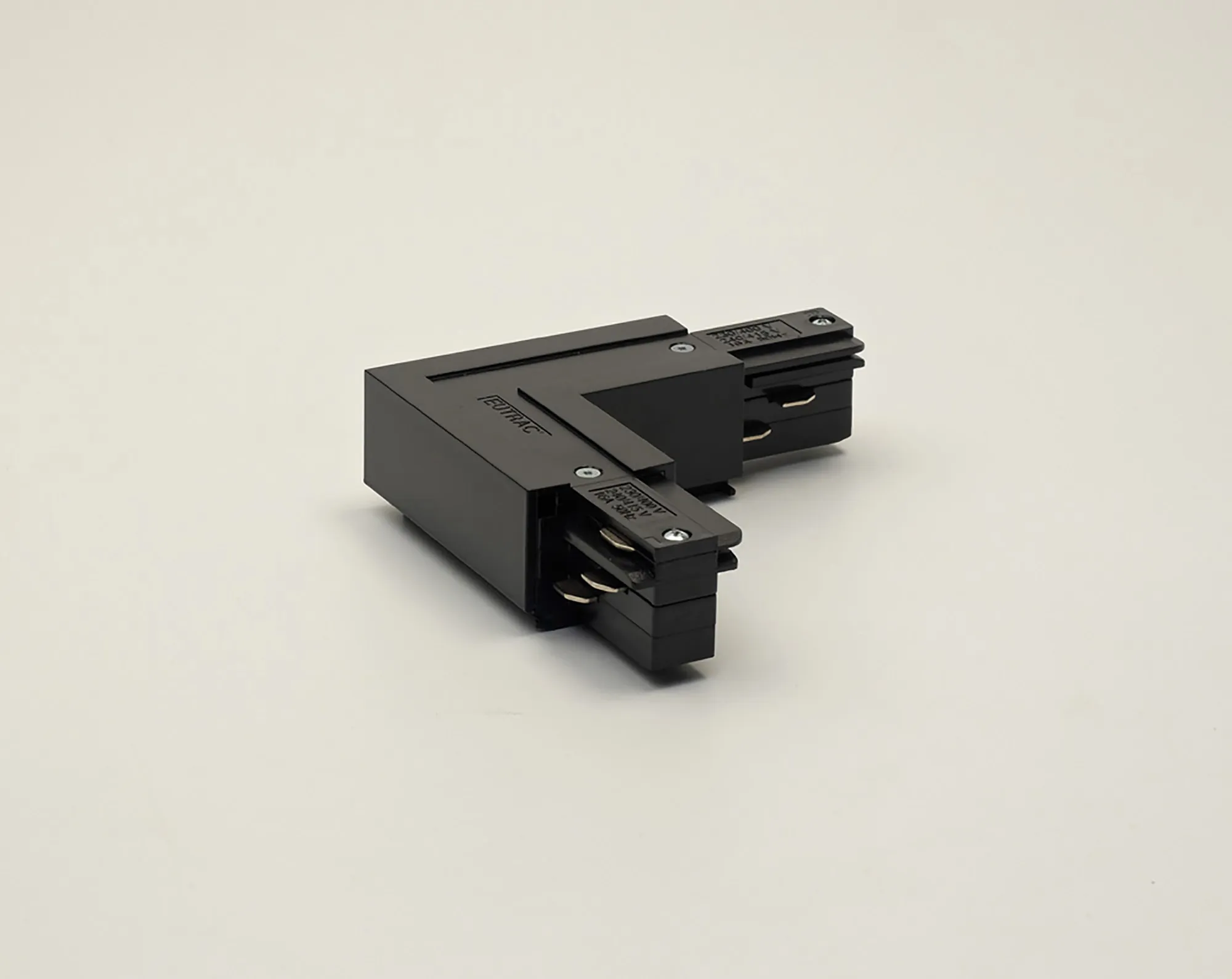 L Coupler With Feeding Option 3 Circuit Surface Mounted Track 555 1 1209 2  Eutrac 3 Circuit Surface-Black